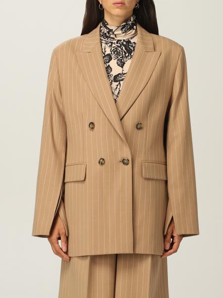 Double-breasted Msgm pinstripe jacket