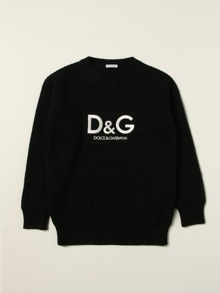 DOLCE & GABBANA: virgin wool sweater - Black | Dolce & Gabbana sweater ...