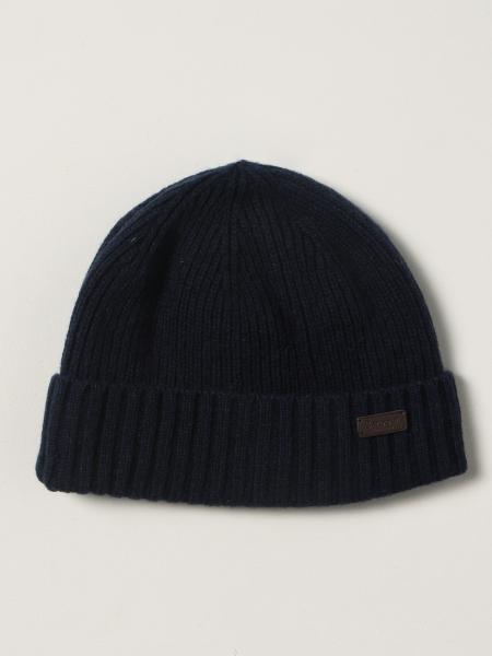 Barbour beanie hat with logo