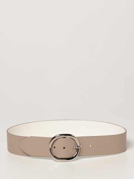 ORCIANI: belt in grained leather - Blush Pink | Orciani belt D10034 ...