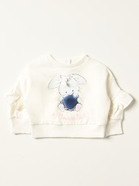 Monnalisa cotton sweatshirt with bunny