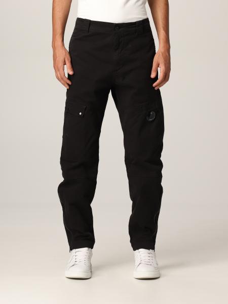 C.P. COMPANY: pants for man - Black | C.p. Company pants ...