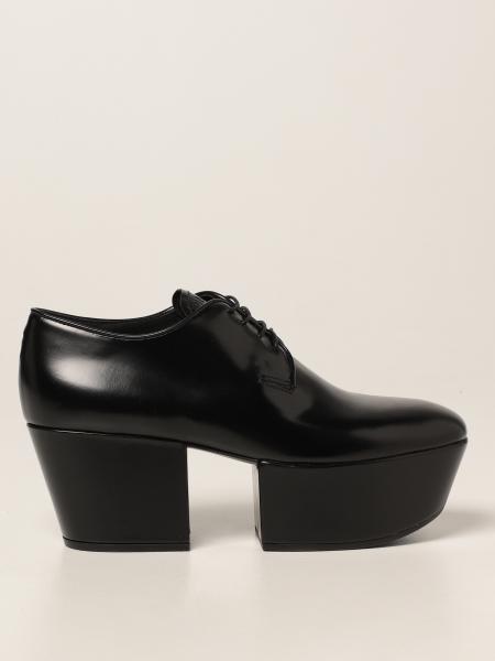 Prada: Prada derby shoes in brushed leather