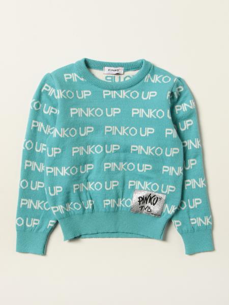 Pinko kids: Pinko sweater with all over logo
