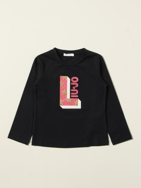 Liu Jo girls' clothes: Liu Jo T-shirt with rhinestone logo