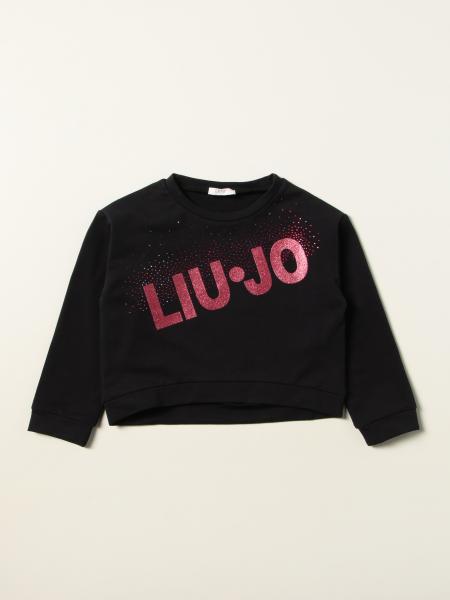 Liu Jo girls' clothes: Liu Jo jumper with rhinestone logo