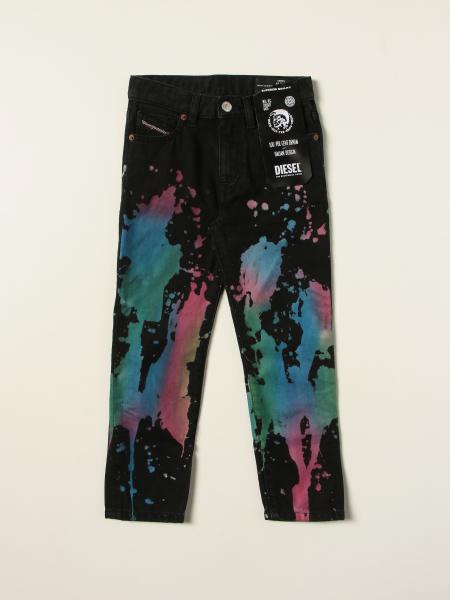 Diesel jeans in denim with splashes of color