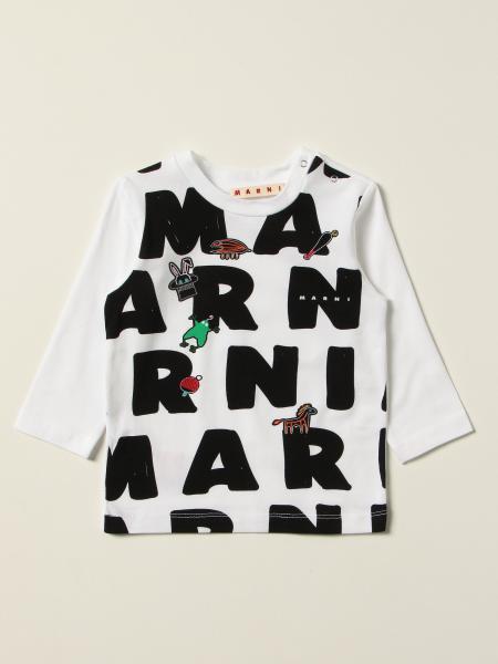 T-shirt Marni con big logo stampato