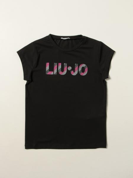 Liu Jo girls' clothes: Liu Jo T-shirt with glitter logo
