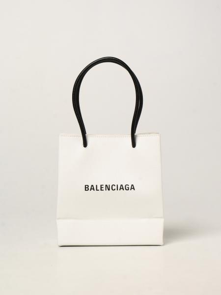Balenciaga: Balenciaga XXS tote shopping bag in leather