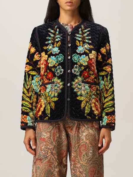 Etro women: Etro jacket with floral embroidery