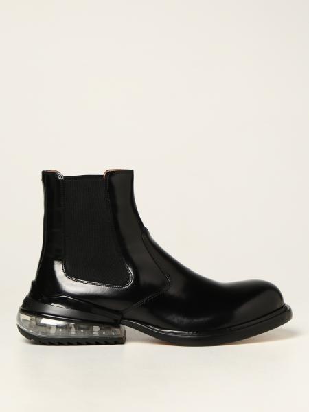 Maison Margiela ankle boots in brushed leather with air heel