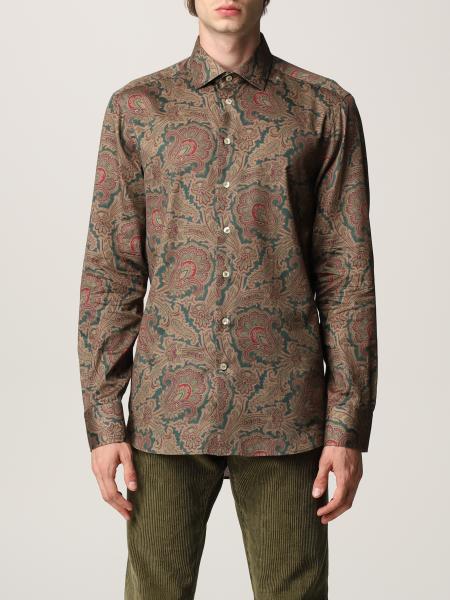 Etro men: Etro shirt with Paisley pattern