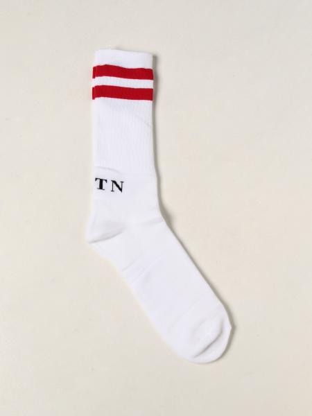 VALENTINO: stretch cotton socks - White | Valentino socks WV3KI01A7HV ...