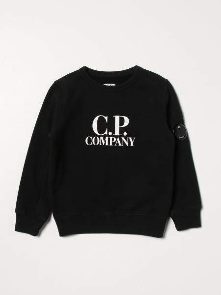 C.p. Company: Felpa C.P. Company in cotone con logo stampato