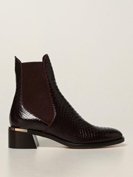 Rourke Jimmy Choo ankle boots in crocodile print leather