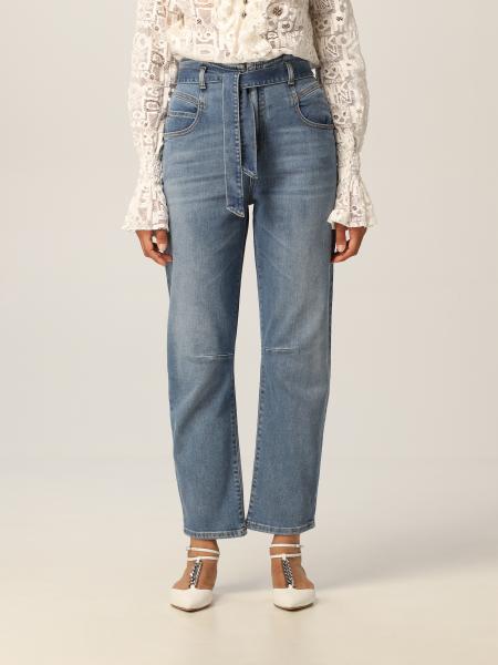 Pinko carrot jeans with belt