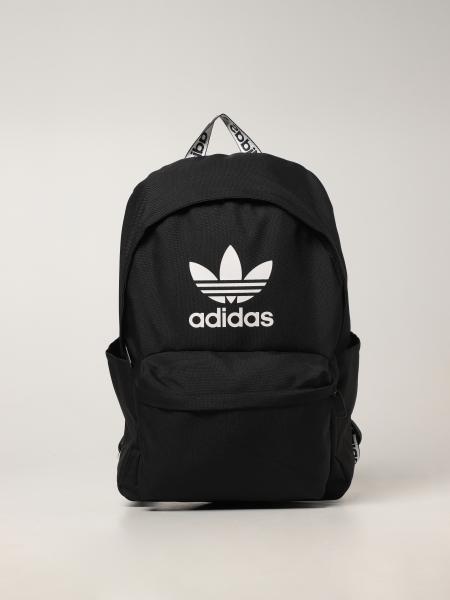 ADIDAS ORIGINALS: Adicolor backpack in recycled canvas - Black | Adidas ...
