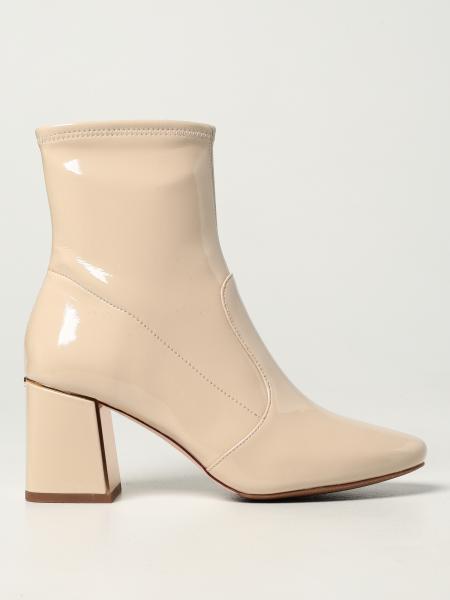 TORY BURCH: ankle boot in patent leather - White | Tory Burch flat ankle  boots 79506 online on 