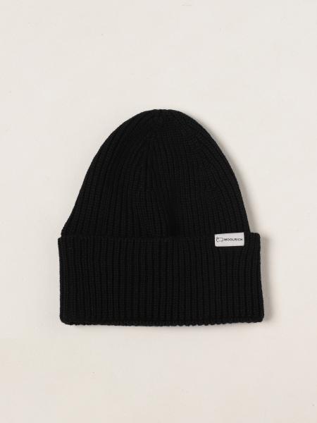 Woolrich: Woolrich beanie hat with logo