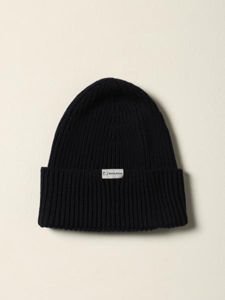 Woolrich: Woolrich beanie hat with logo