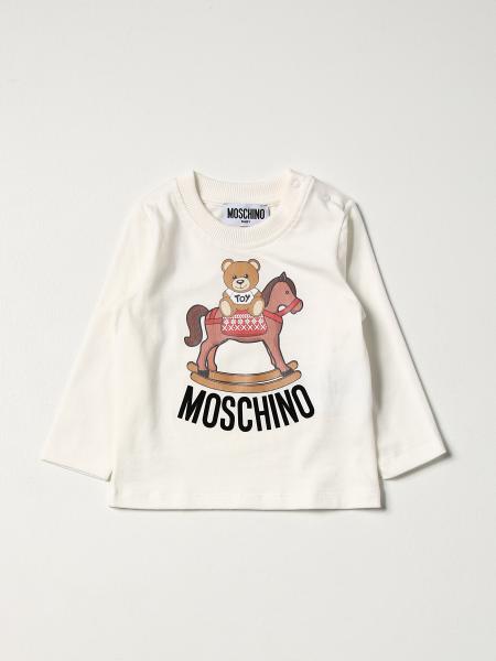 T-shirt Moschino Baby in cotone con teddy