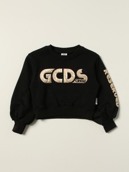 Gcds kids: Gcds Crew cropped cotton sweatshirt