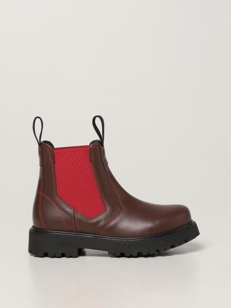 Marni ankle boots in bicolor leather