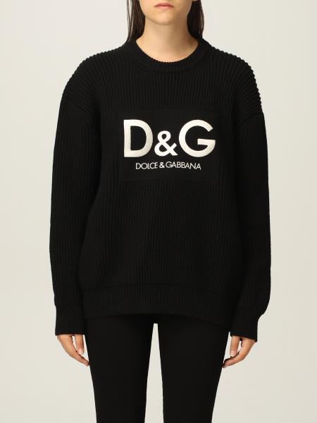 DOLCE & GABBANA: sweater with DG logo | Sweater Dolce & Gabbana Women ...