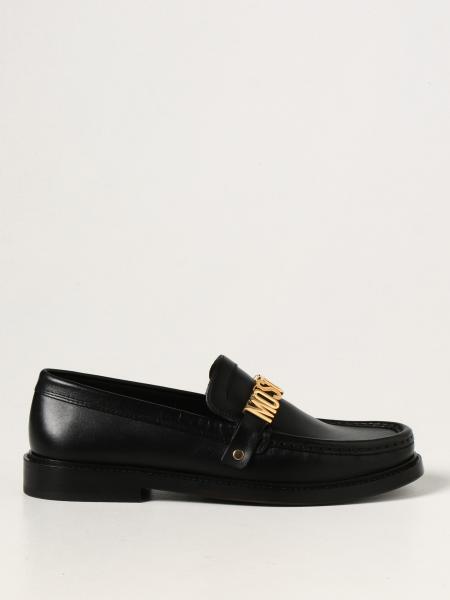 Moschino women: Moschino Couture leather loafers