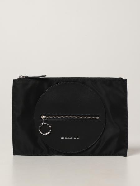 Paco Rabanne clutch bag with round pocket