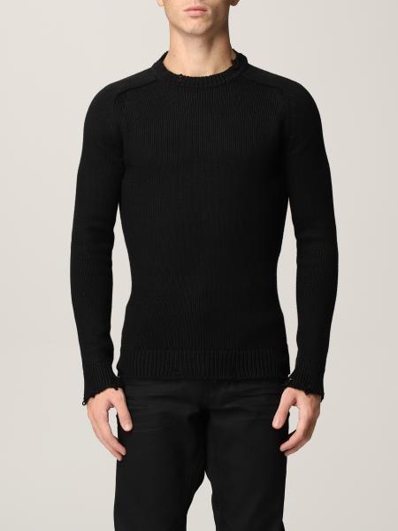 SAINT LAURENT: sweater for man - Black | Saint Laurent sweater 604798 ...