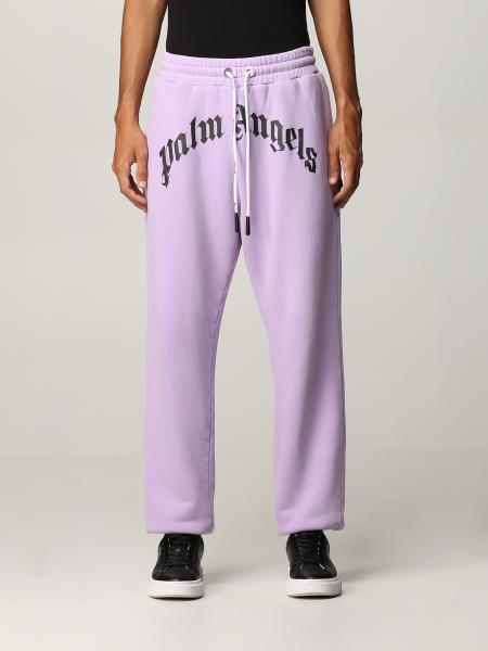 PALM ANGELS: pants for man - White | Palm Angels pants PMCH011F21FLE002 ...