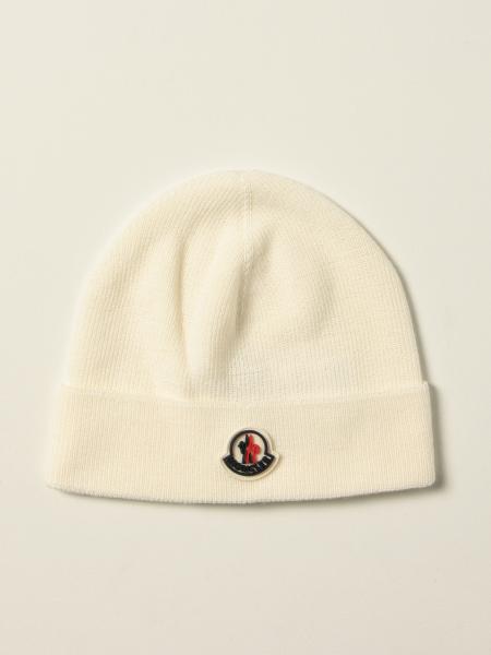 Moncler bambino: Cappello a berretto Moncler in misto lana