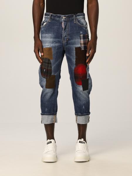 Dsquared2 denim jeans with patches