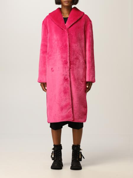 Moschino Couture coat in synthetic fur