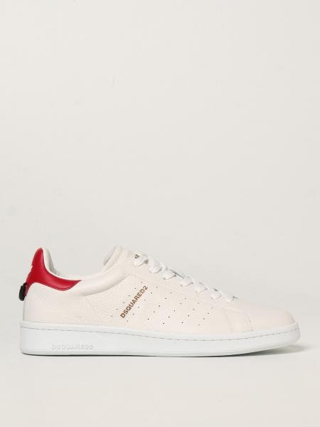 Dsquared2 boxer sneakers in calfskin