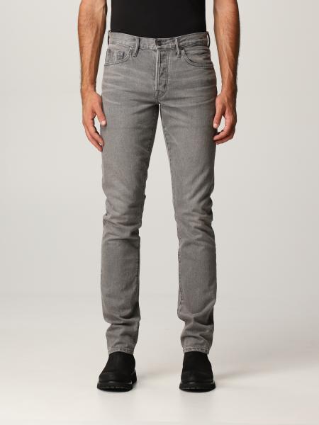 TOM FORD: jeans for men - Grey | Tom Ford jeans TFD001BYJ40 online on  