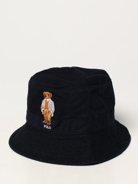 POLO RALPH LAUREN: bucket hat - Navy | Polo Ralph Lauren hat 710852038 ...