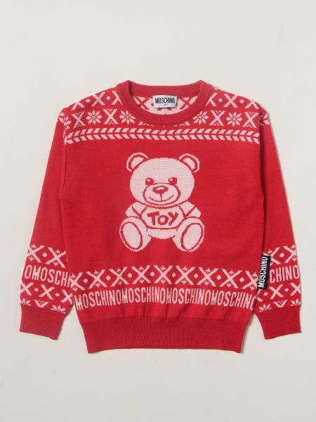 Moschino Kid wool sweater with teddy