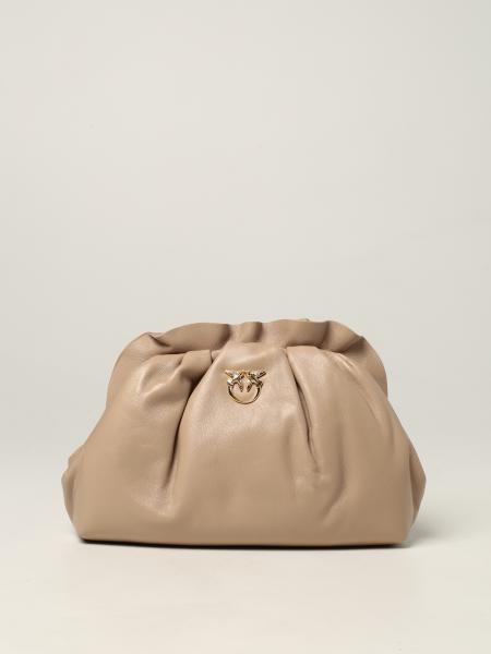 Pinko mini chain bag in nappa leather