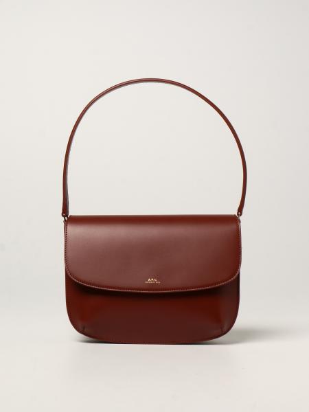 A.P.C.: shoulder bag for woman - Brown | A.p.c. shoulder bag