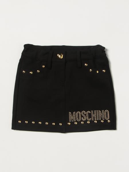 Moschino Kid mini skirt with studs