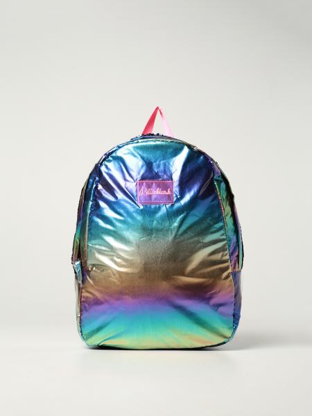 Billieblush backpack in laminated fabric and sequins