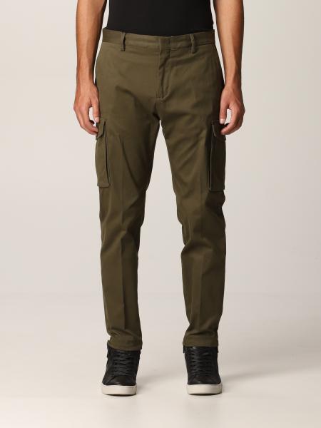 LIU JO: pants with cargo pockets - Military | Liu Jo pants M221P303406 ...