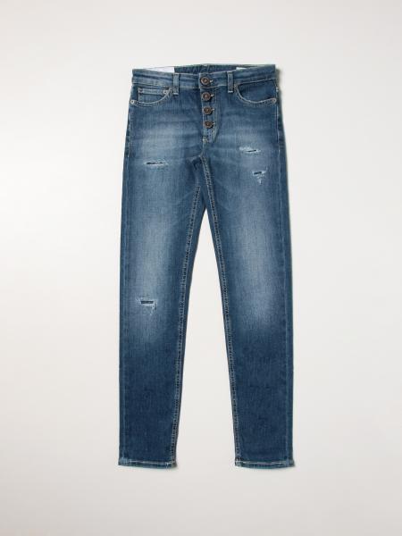 Dondup bambino: Jeans Dondup in denim washed con rotture