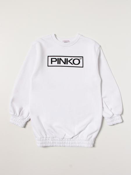 Pinko bambino: Abito a felpa Pinko in cotone con logo