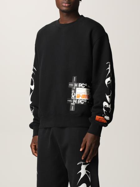 HERON PRESTON: sweater with applications and logo | Sweater Heron 