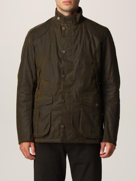 BARBOUR: jacket for man - Olive | Barbour jacket MWX1082 online at ...