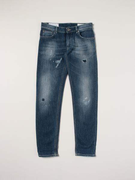 Dondup bambino: Jeans Dondup in denim washed con rotture